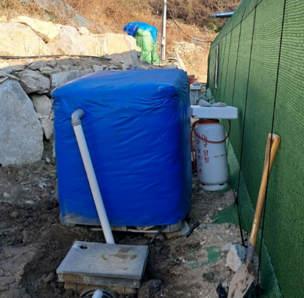 무방류형 화장실 시공